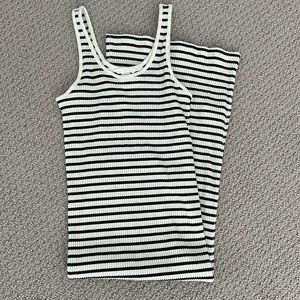 H&M Rubbed Tank Dress